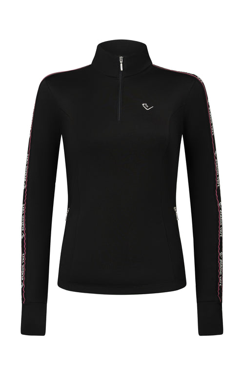 Funktionsshirt Casall Thermo Langarm - Black / Very Berry
