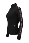 Functional shirt Casall long sleeve - Black/Very Berry