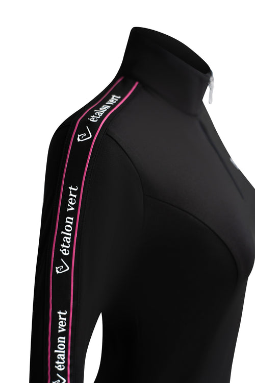Funktionsshirt Casall Thermo Langarm - Black / Very Berry