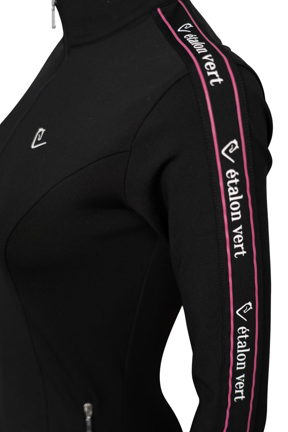Casall Long-Sleeve Performance Shirt - Black / Very Berry