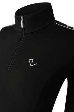 Funktionsshirt Casall Thermo Langarm - Black / White