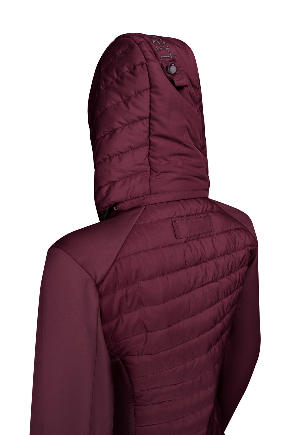 Cassini Hybrid Quilted Jacket - Burgundy