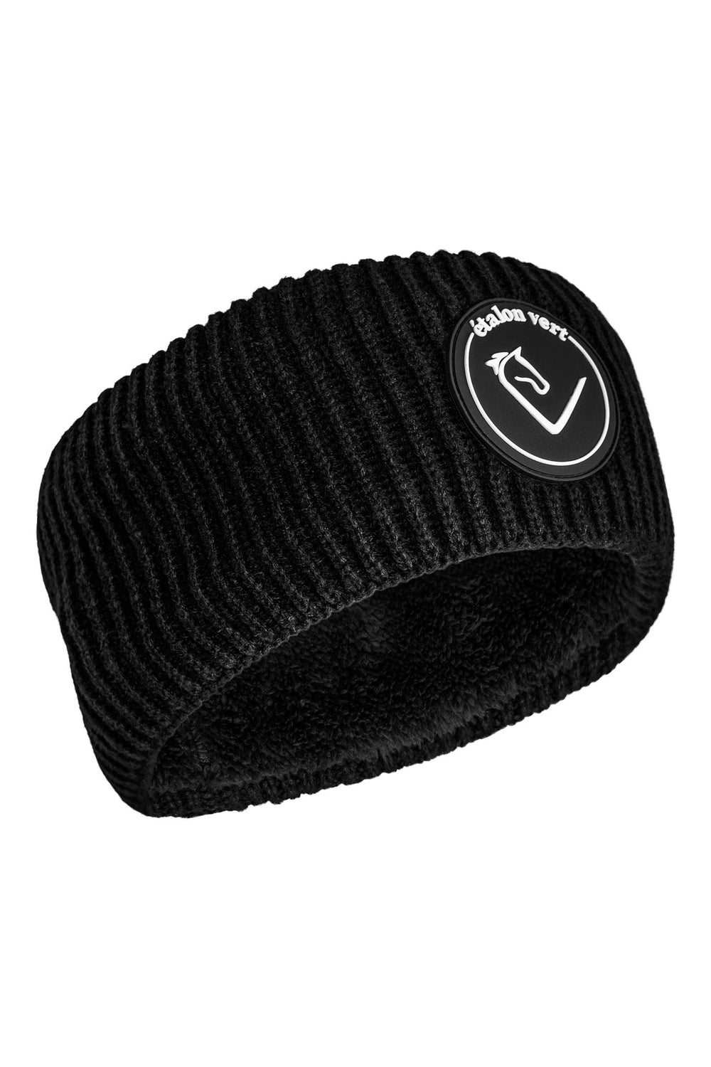 Stirnband Rib Muster - Castellan - Black