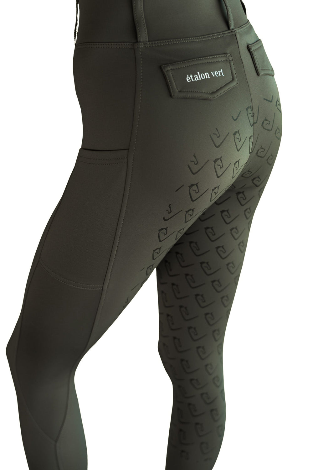 Chacco 2.0 - Young Riders Fullgrip Leggings - Olive