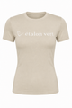 Logo shirt Quiwi Dream - Beige