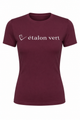 Logo shirt Quiwi Dream - Burgundy
