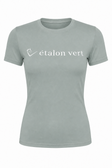Koszulka z logo Quiwi Dream - Pale Teal