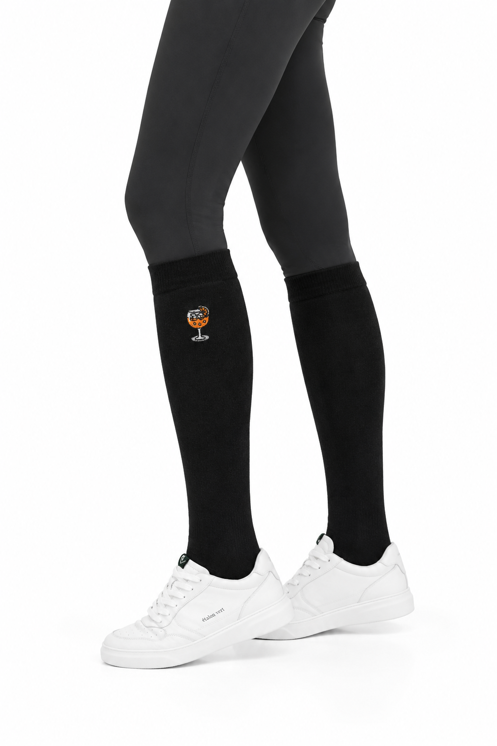 Reitsocken Iconic - Black - Brown Horse