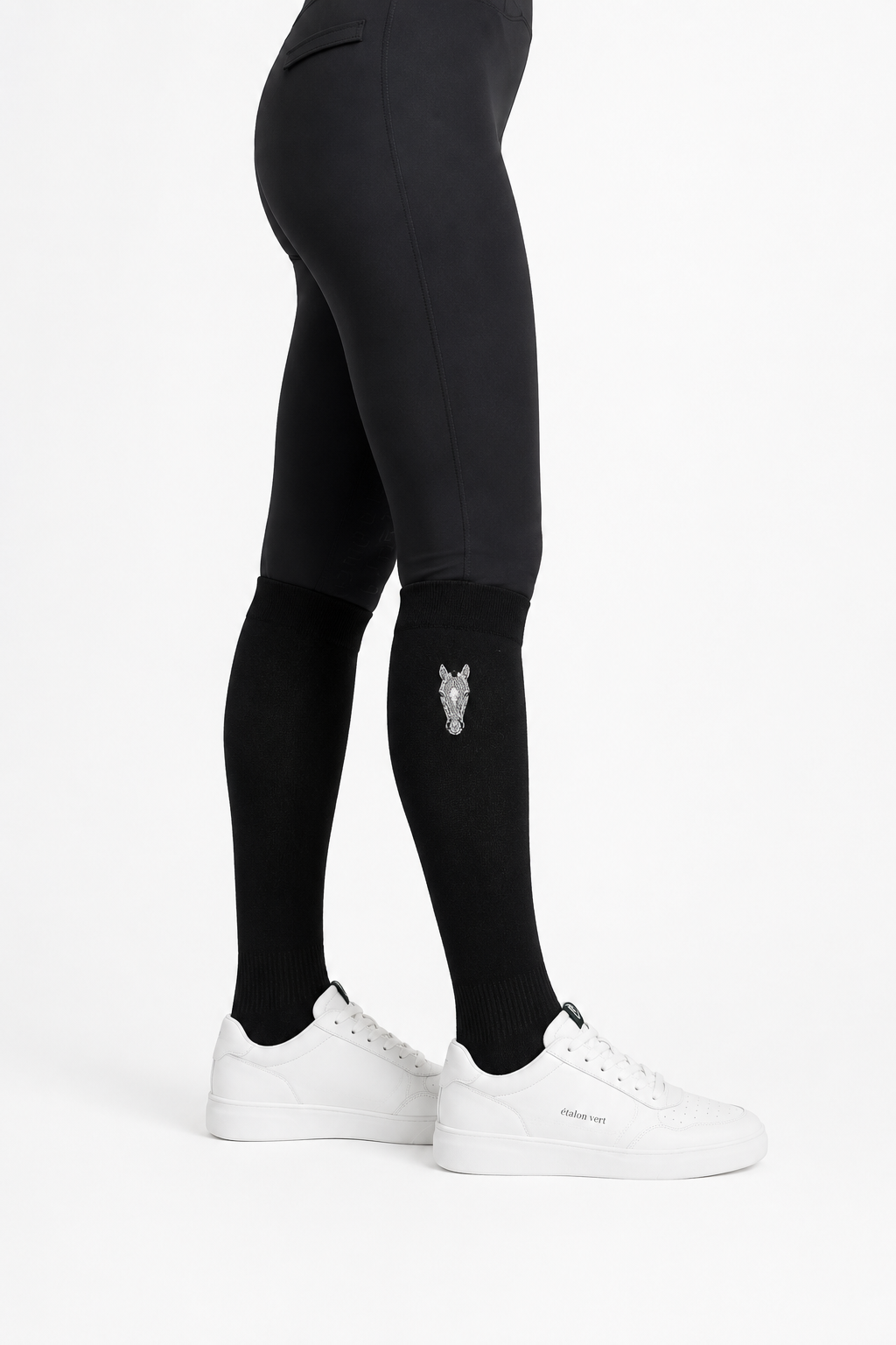 Reitsocken Iconic - Black - Grey Horse