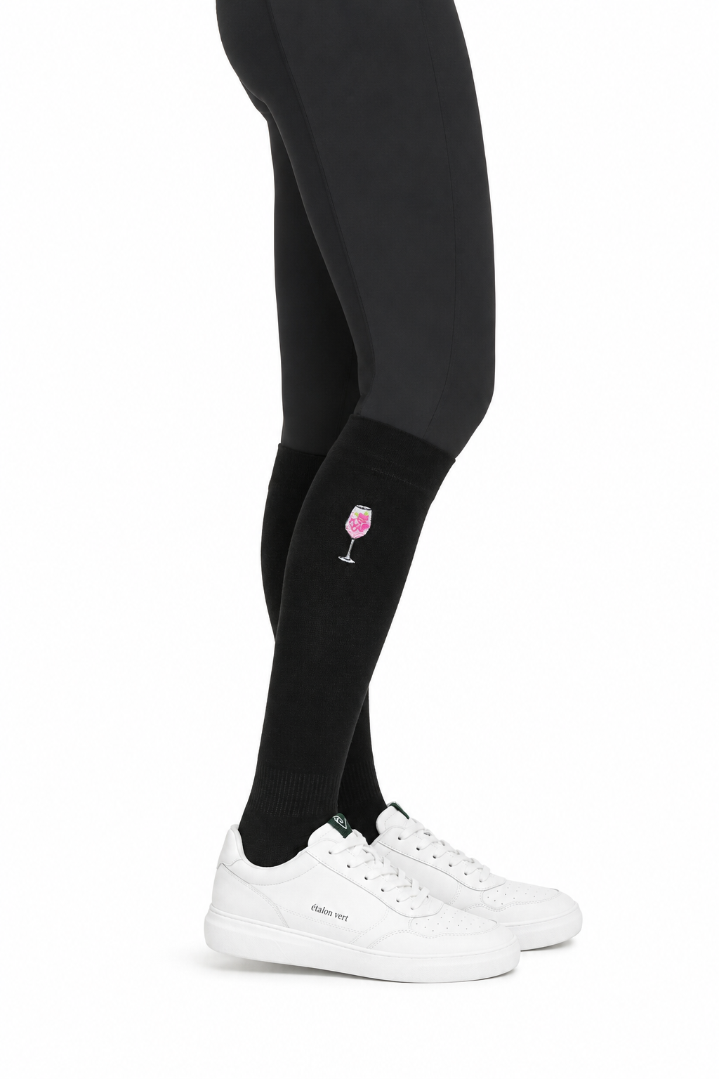 Reitsocken Iconic - Black - Cocktail Wildberry