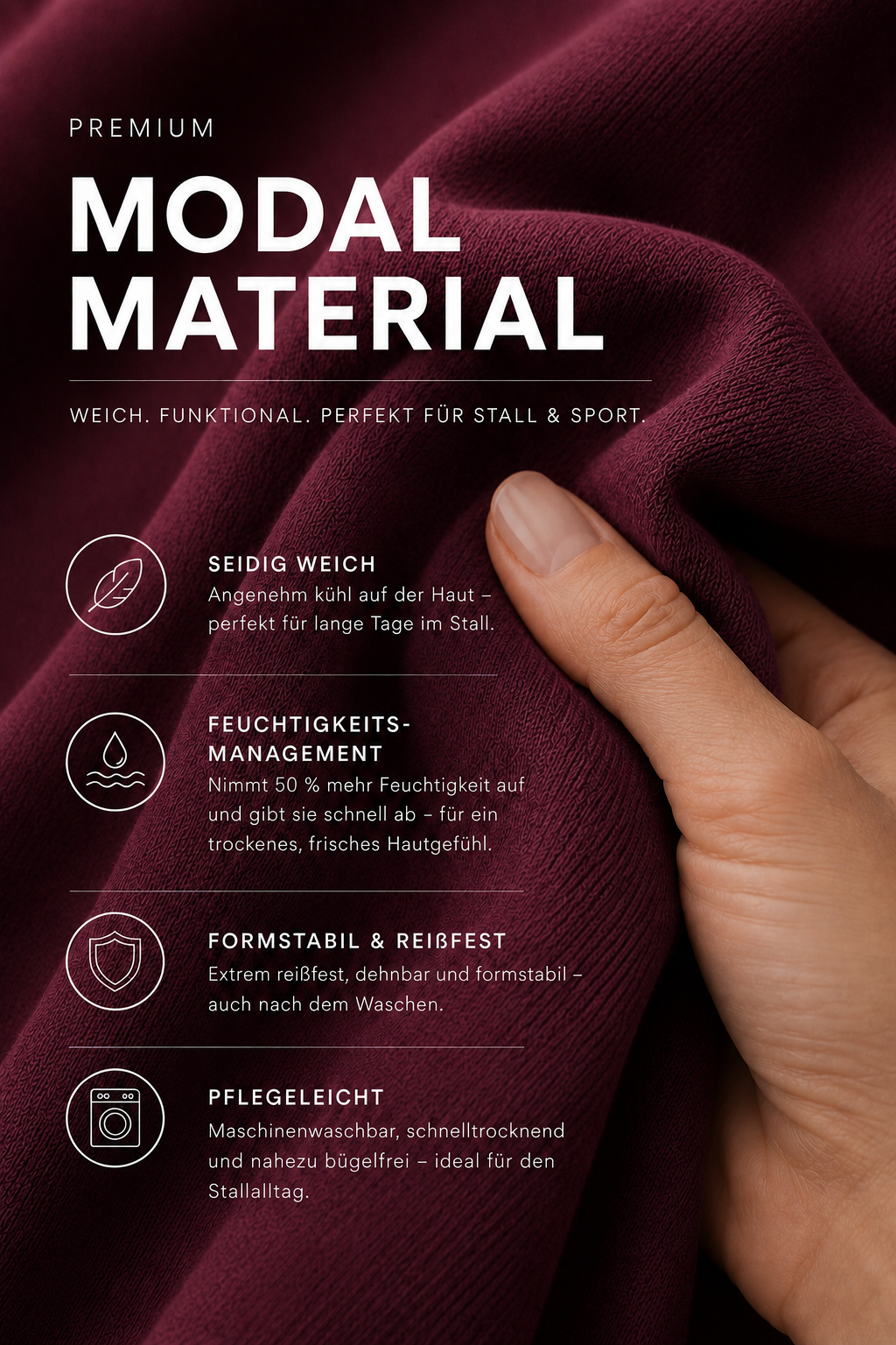 Sportjacke Grannus 2.0 - Burgundy