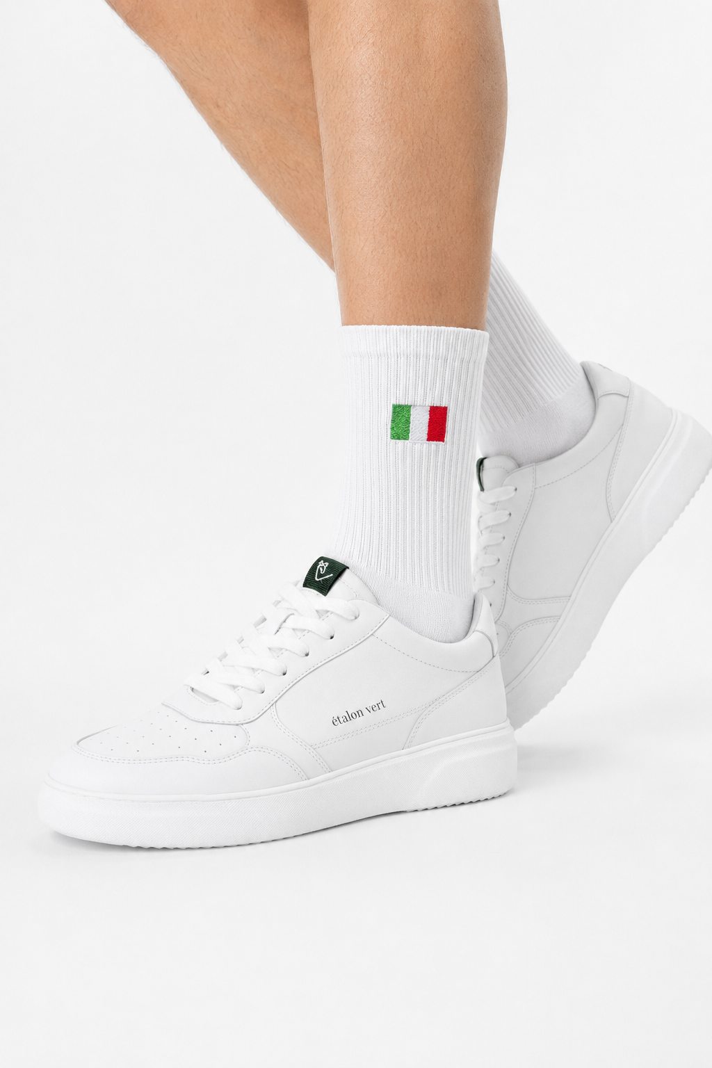 Italy Sportsocken am Model mit Sneaker