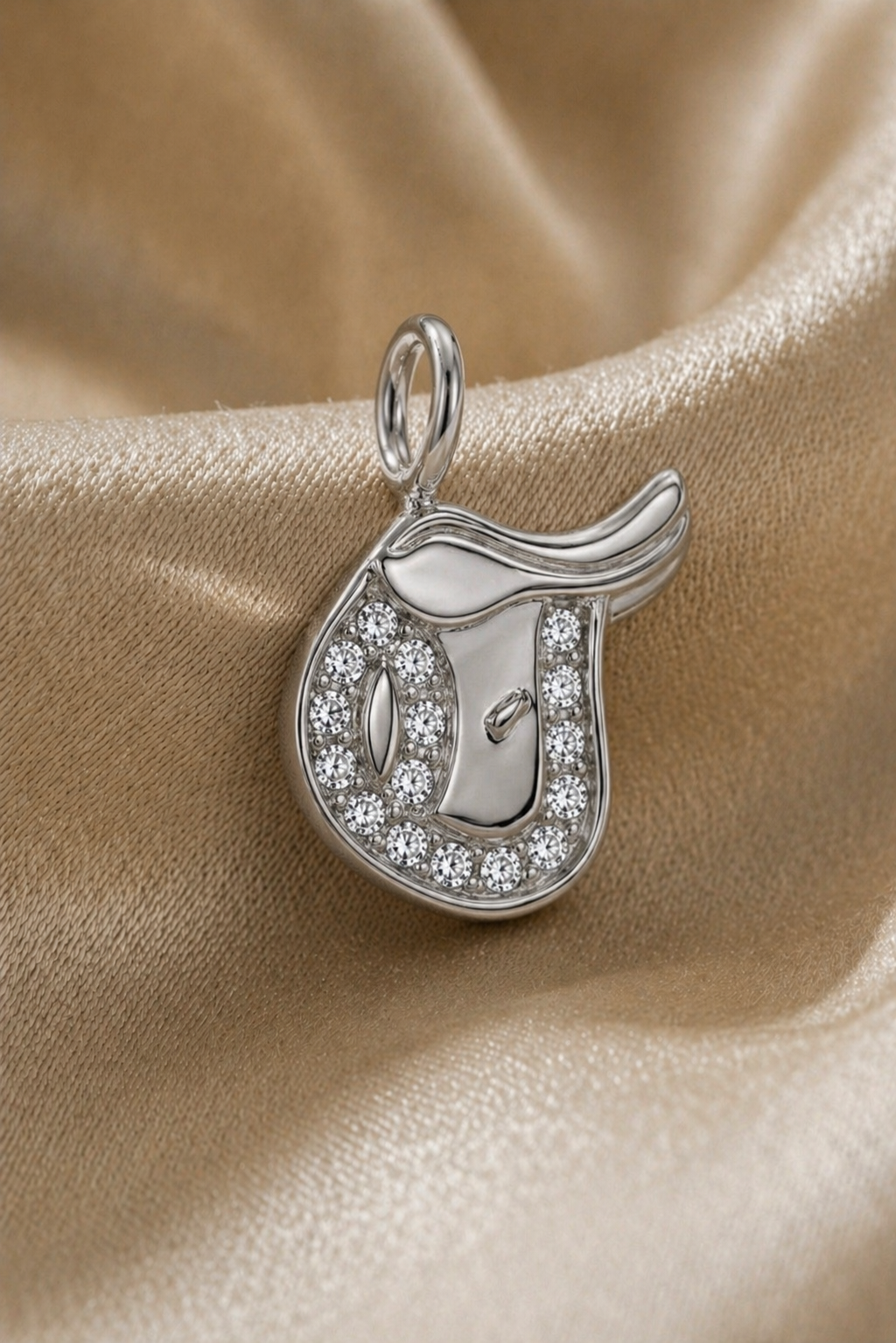 Halskette - Charm - Sattel - Silber