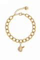 Charm Armband - Sattel - Gold - Set