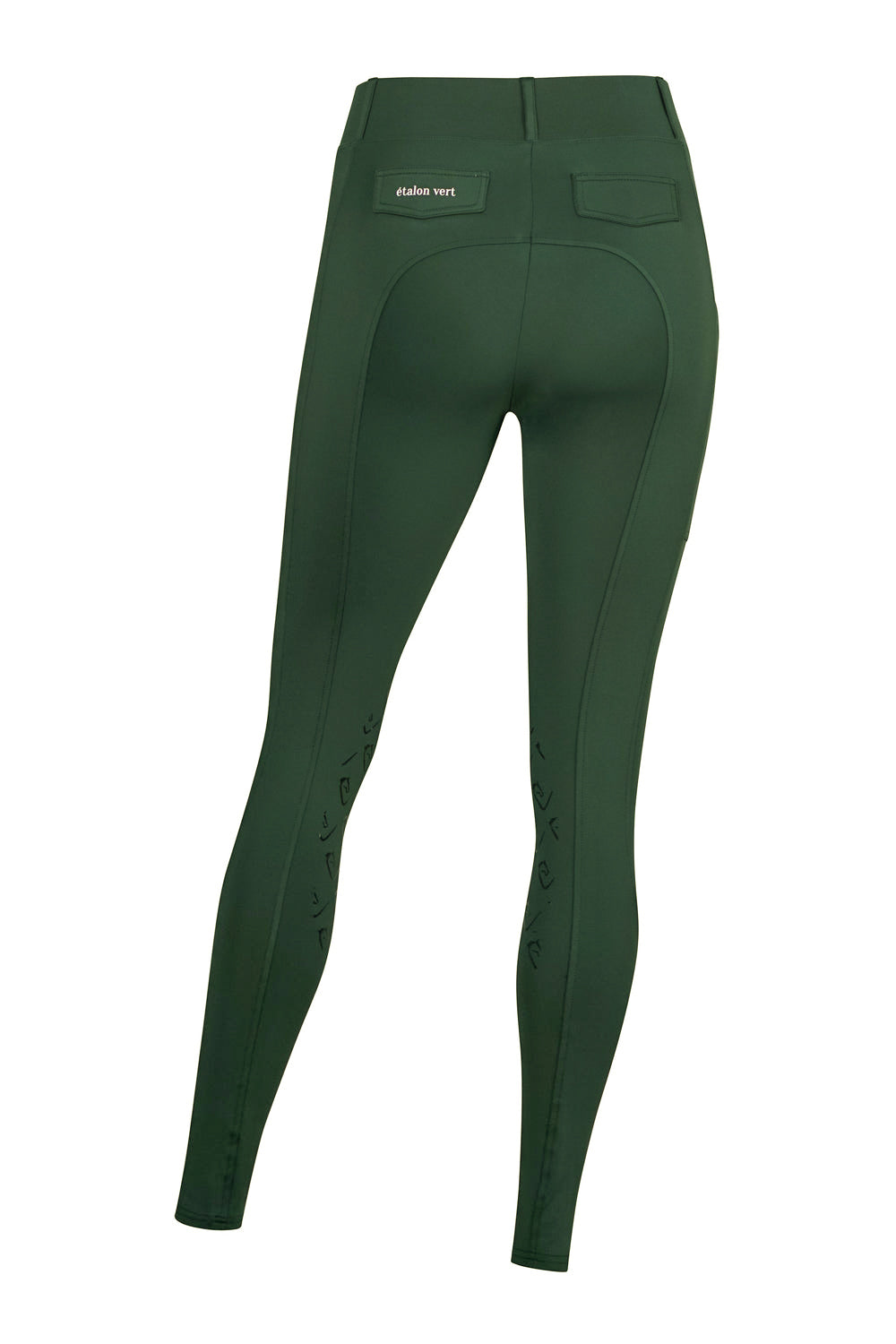 Chacco Recycelte Reitleggings Kniegrip - Forest Green