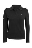 Sandro Hit 2.0 Young Riders Long Sleeve Polo Shirt - Black