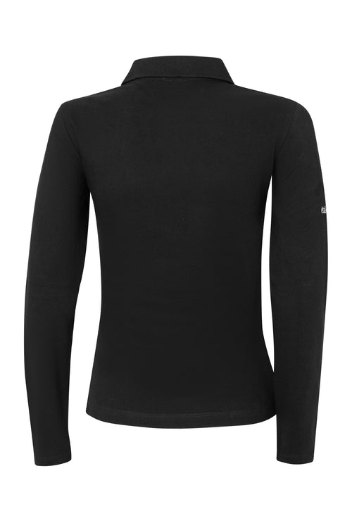 Herren Poloshirt Sandro Hit - Longsleeve - Black
