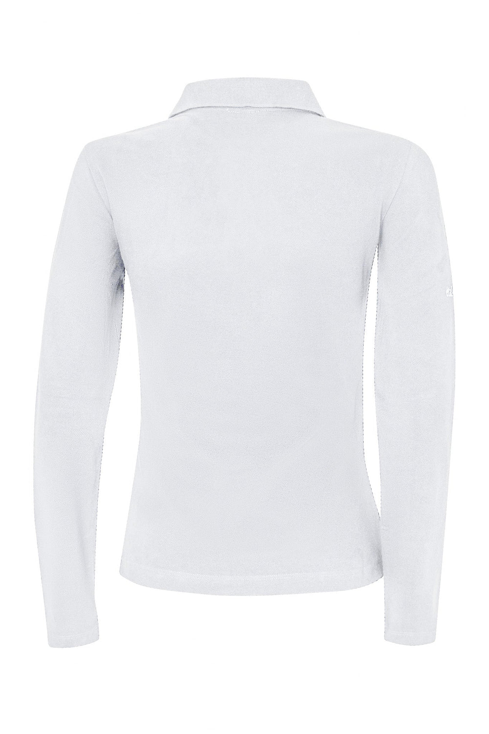 Poloshirt Sandro Hit 2.0 Young Riders Langarm - Weiß