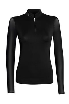 Contendro Funktionsshirt Langarm - Glitter Edition - Black