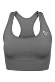 Soutien-gorge de sport sans couture - Gris