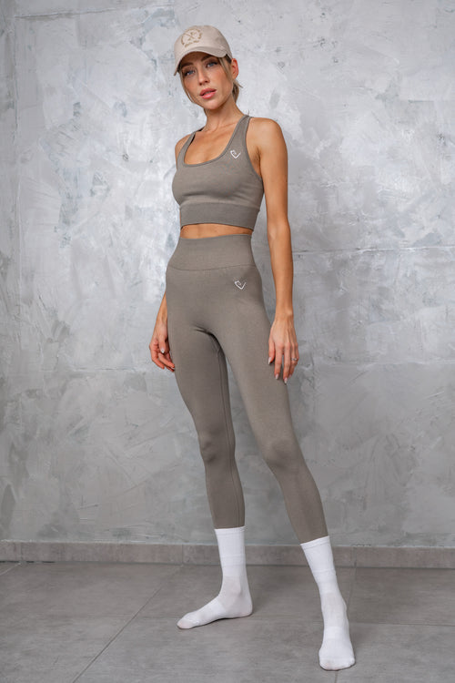 Seamless Leggings - Coffee