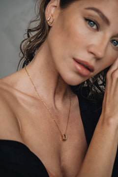 Halskette - Hufeisen - Gold