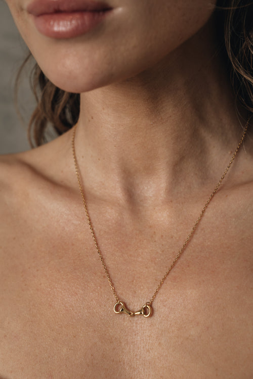 Halskette - Gebiss - Gold