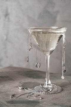 Halskette - Hufeisen - Silver