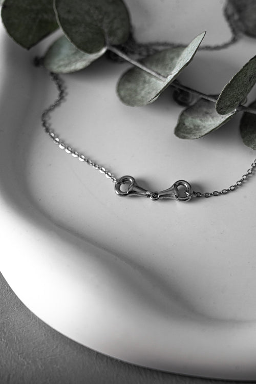 Halskette - Gebiss - Silver