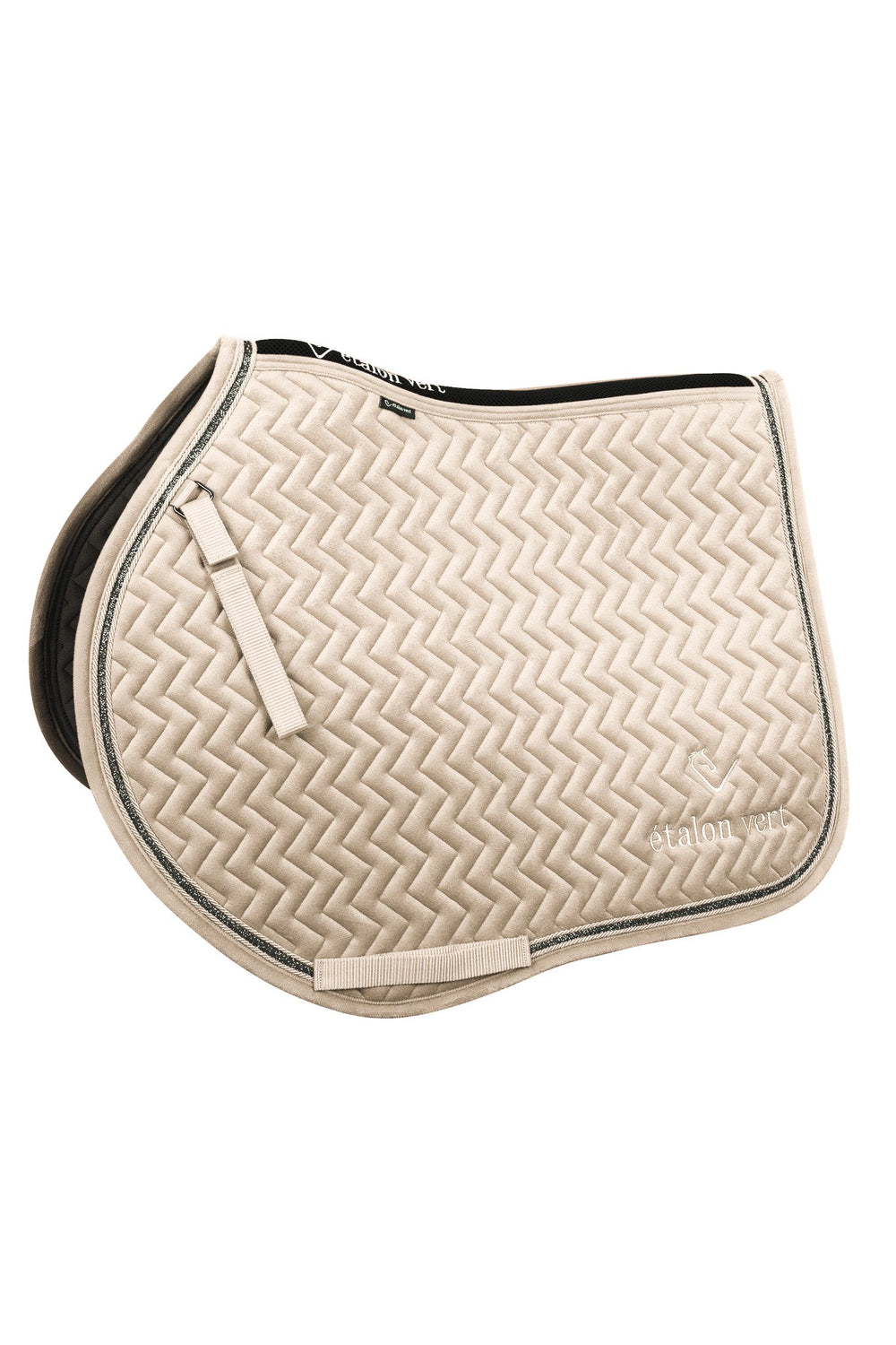 Saddle pad jumping - beige velvet