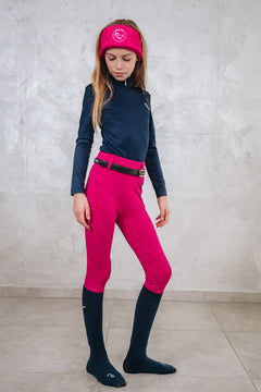 Chacco 2.0 - Leggings Young Riders Fullgrip - Very Berry