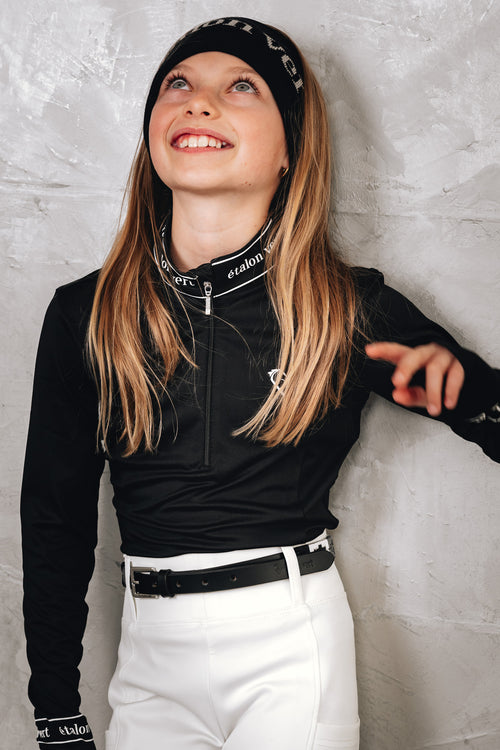 Etalon Signature Funktionsshirt - Black - Young Riders