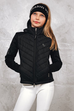 Steppjacke Hybrid Cassini 2.0 Young Riders - Black