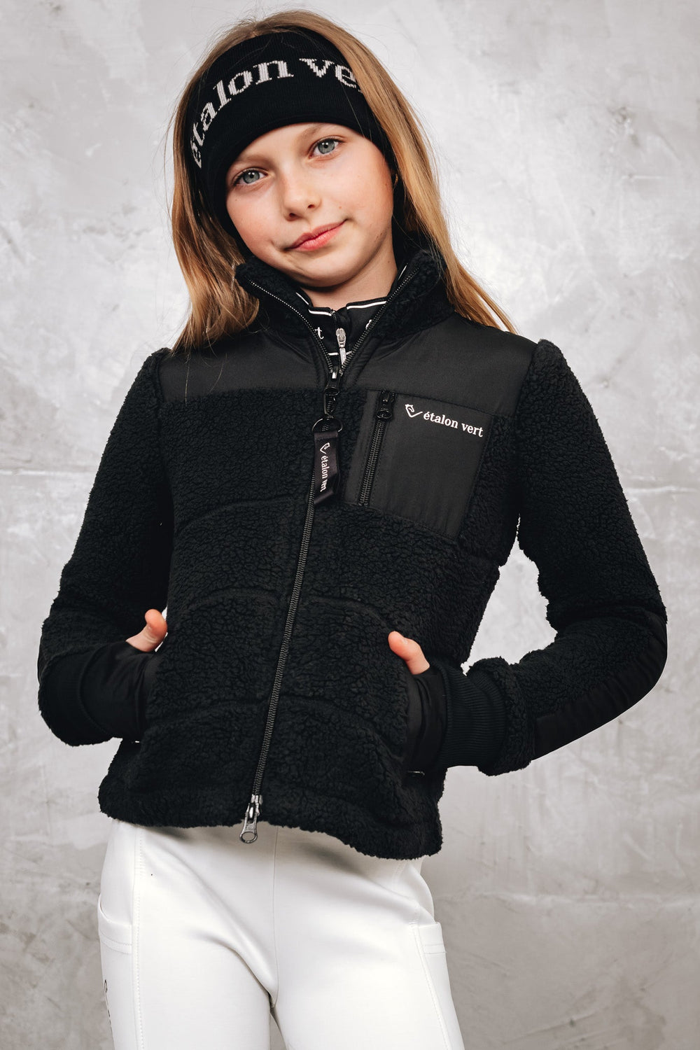 Valegro Young Riders Teddy Fleece - Black