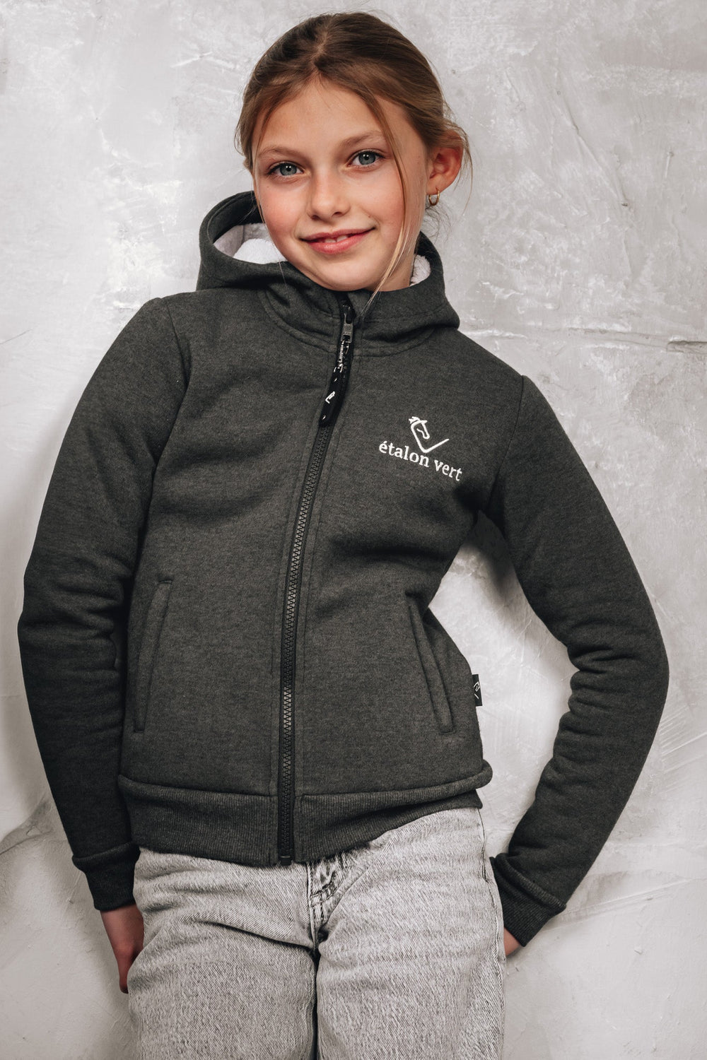 Veste zippée Carthago Young Riders - Anthracite