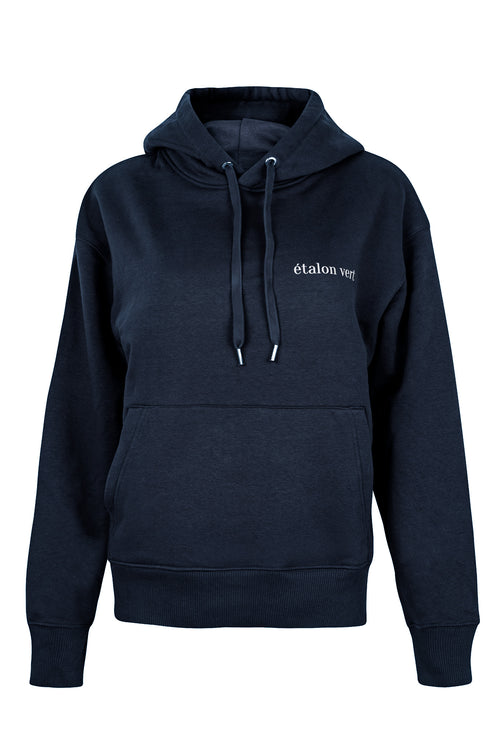 Pharos 2.0 Oversize Fit Hoodie - Horses & Cocktail - Navy