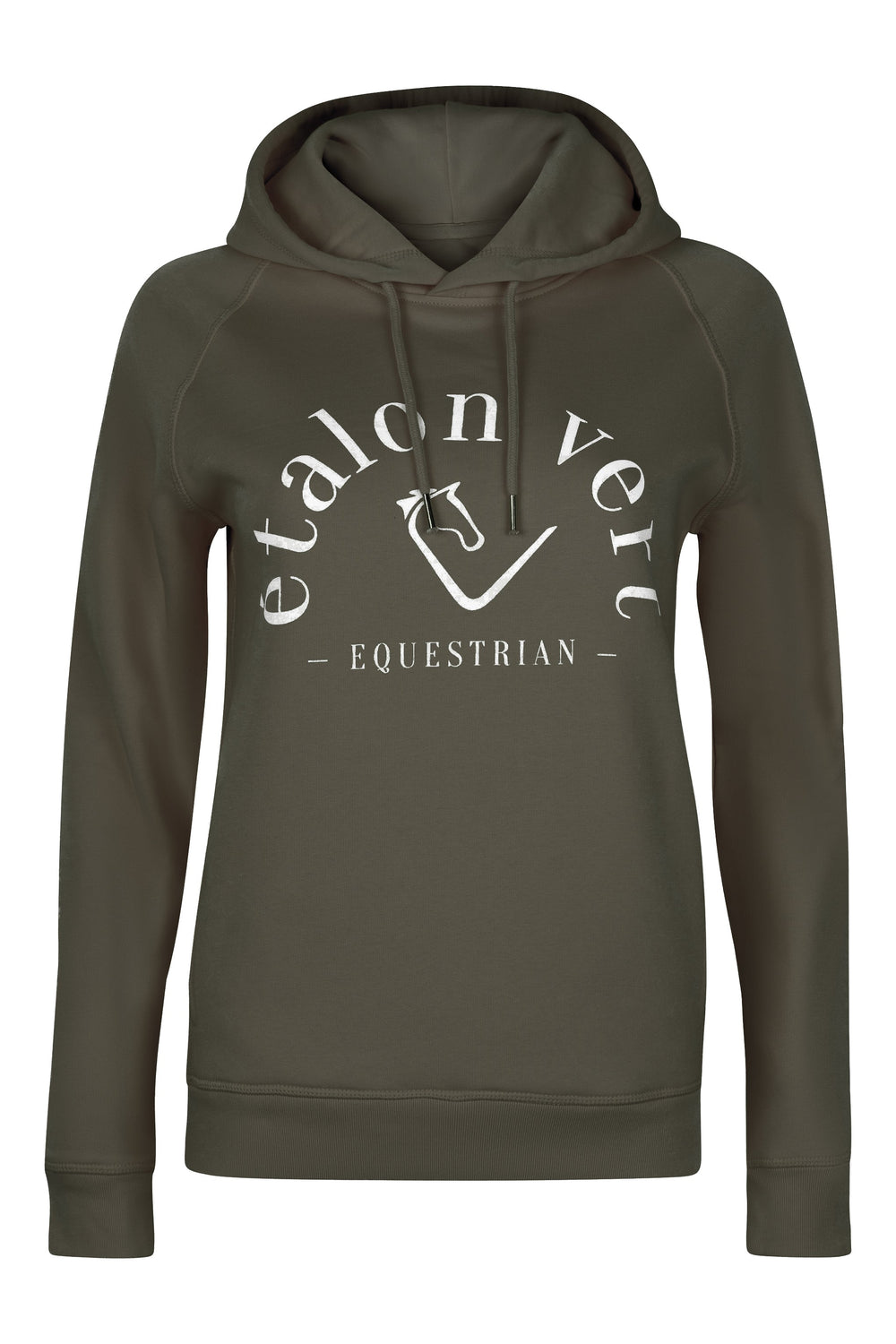 Quaterback Hoodie - Horses & Cocktail Edition - Olive
