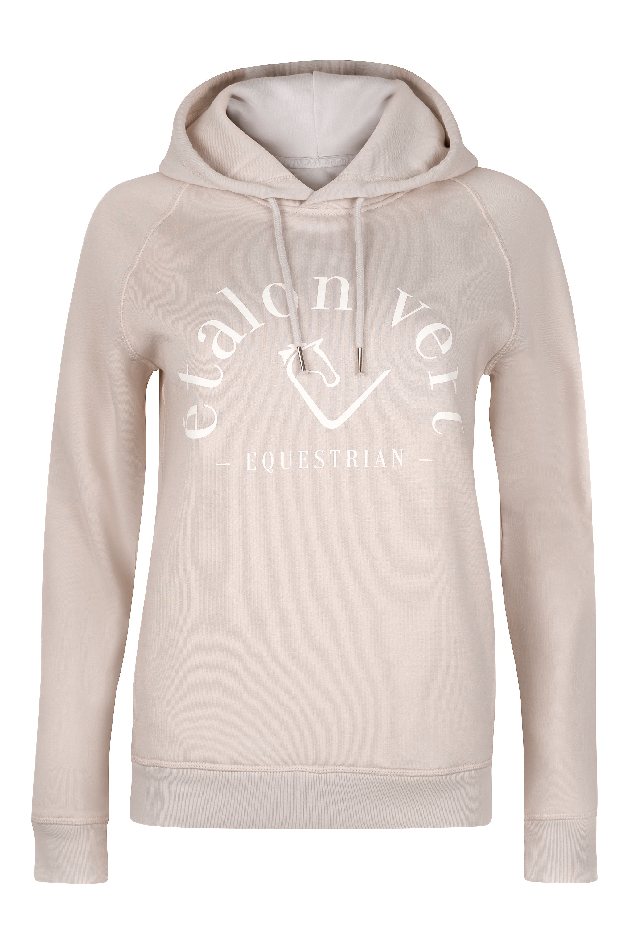 Quaterback Hoodie - Horses & Cocktail Edition - Beige