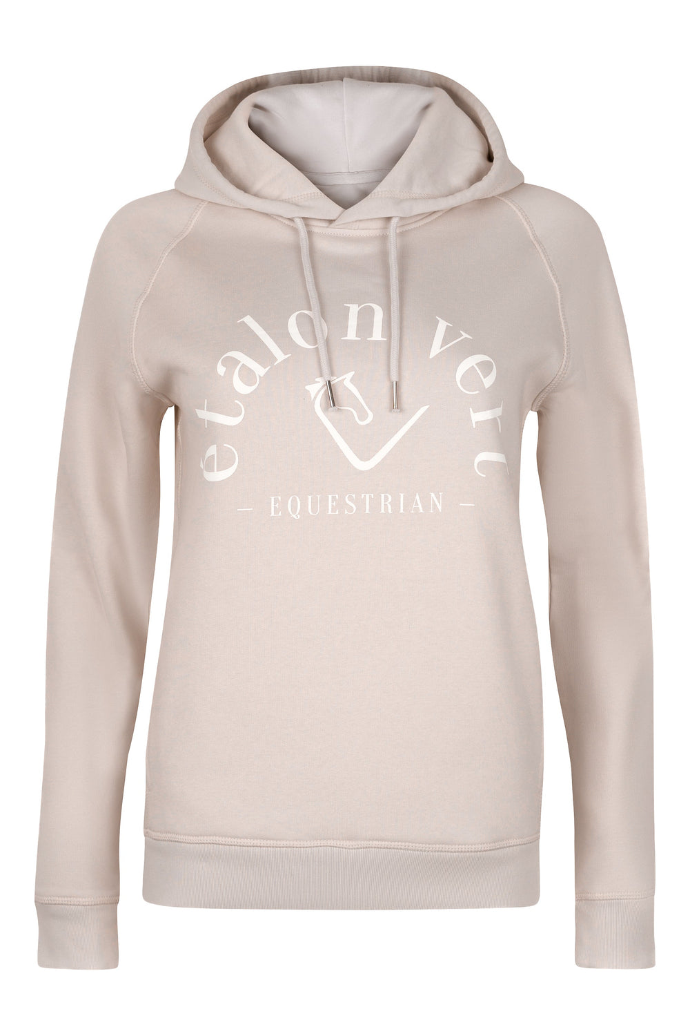 Quaterback Hoodie - Horses & Cocktail Edition - Beige