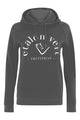 Sweat à capuche Quaterback - Anthracite