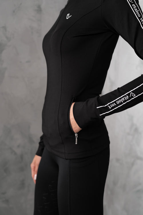Funktionsshirt Casall Thermo Langarm - Black / White