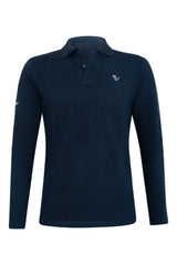 Poloshirt Sandro Hit 2.0 Young Riders Langarm - Navy
