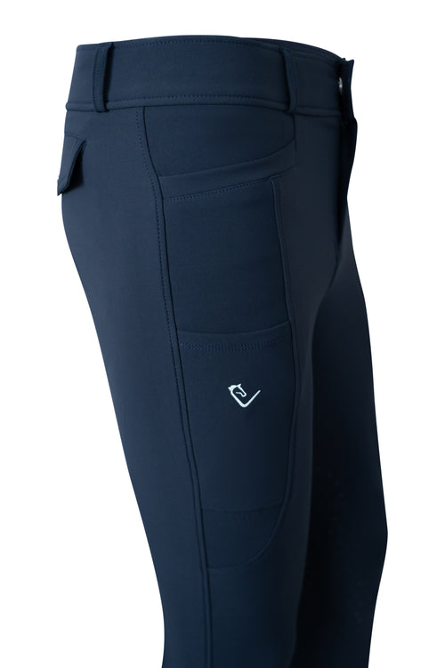 Eros Herren-Reithose Kniegrip - Navy
