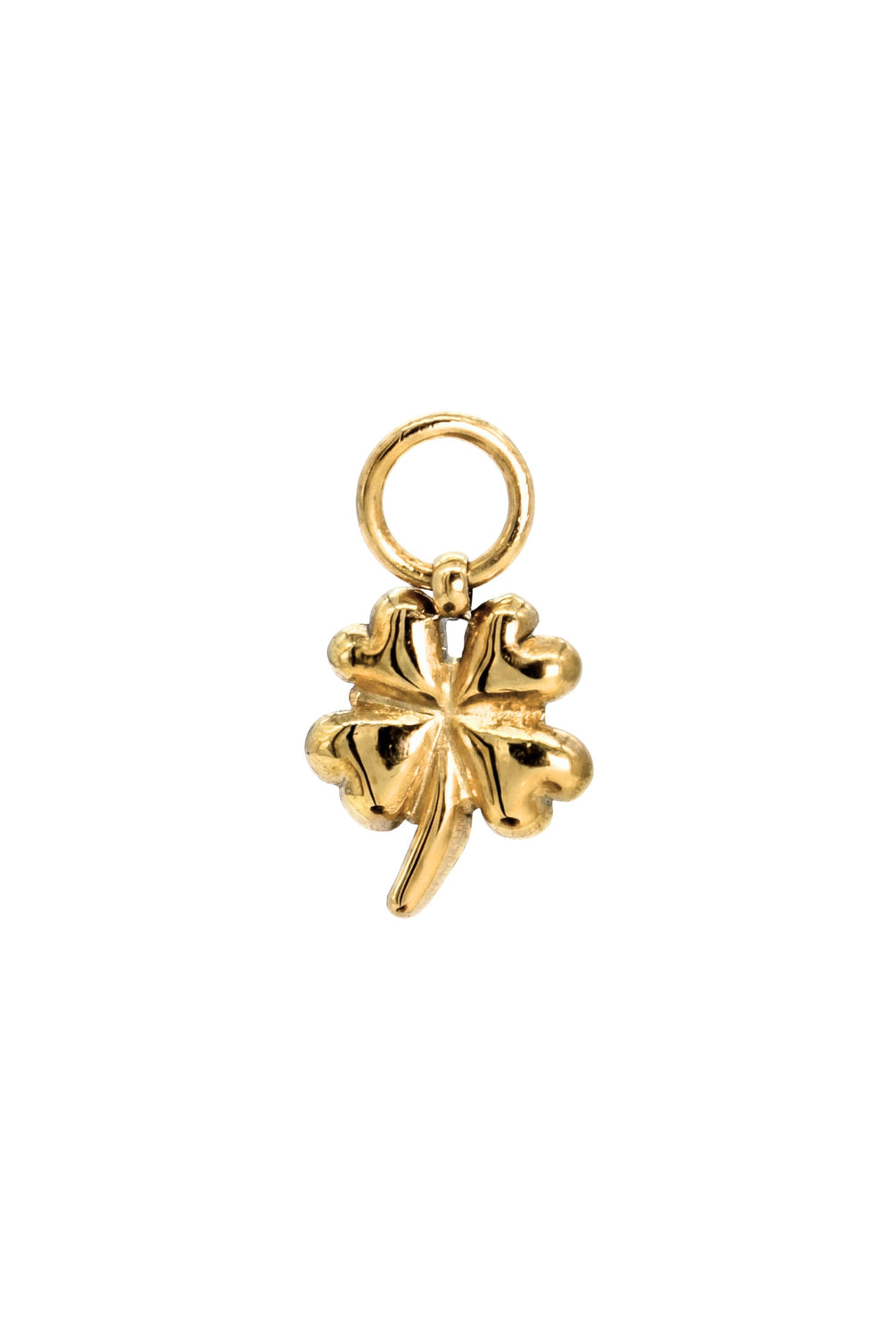 Charm - feuille de trèfle - or