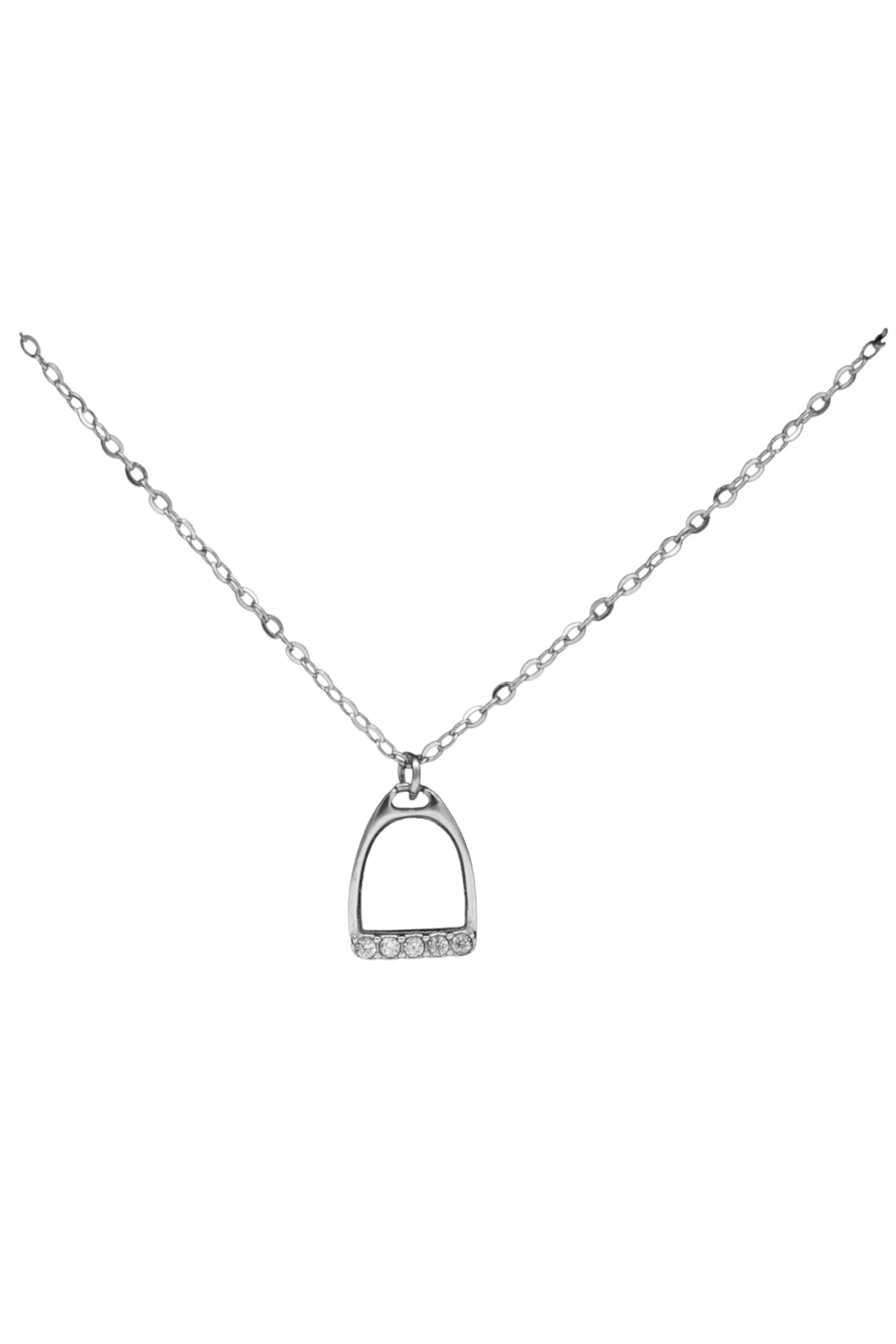 Necklace - Stirrup - Silver