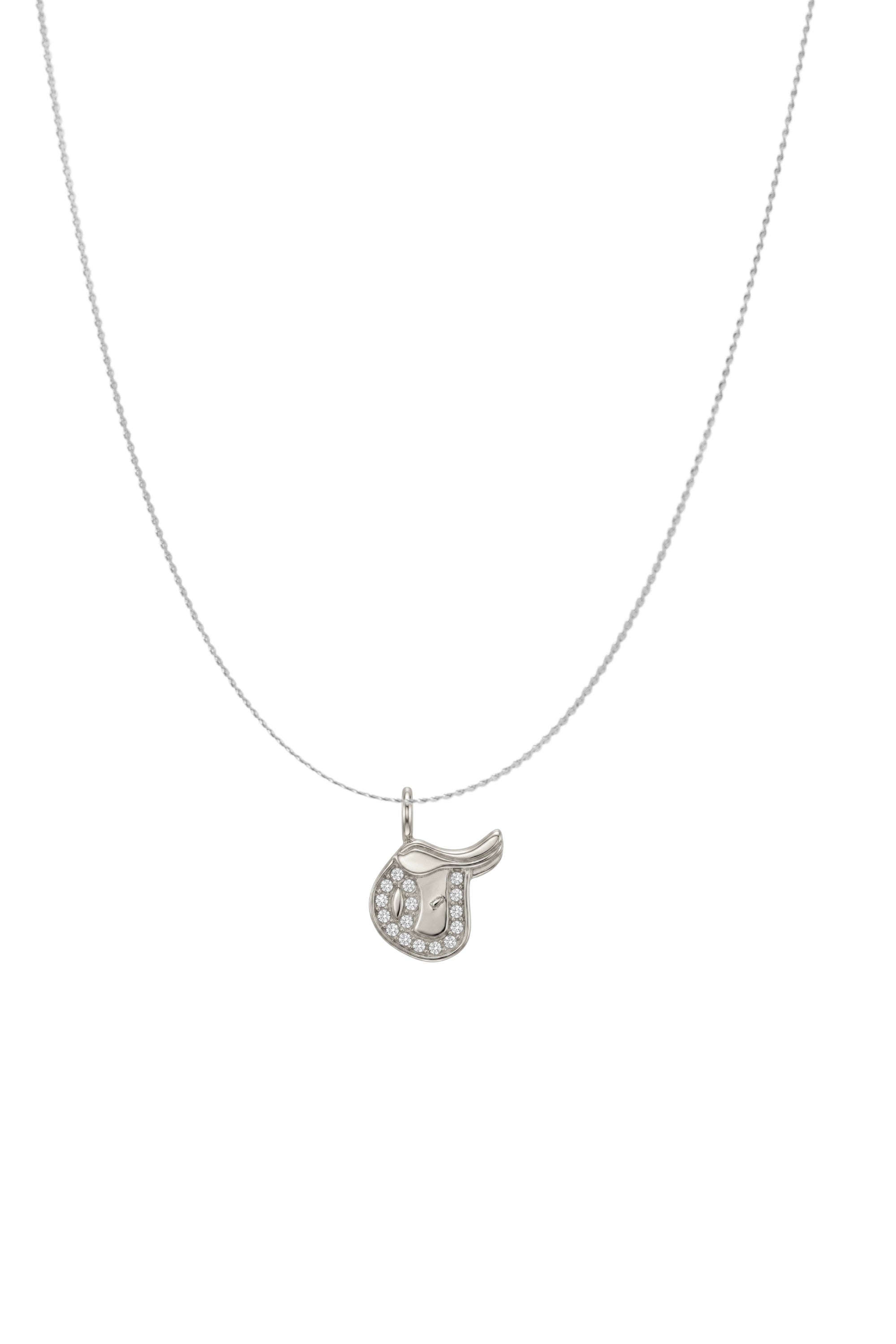 Halskette Sattel - Silber
