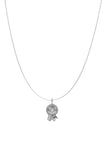Halskette Turnierschleife - Silber