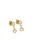 Ohrringe - Gebiss - Gold