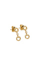 Ohrringe - Gebiss - Gold