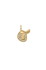 Halskette - Charm - Sattel - Gold